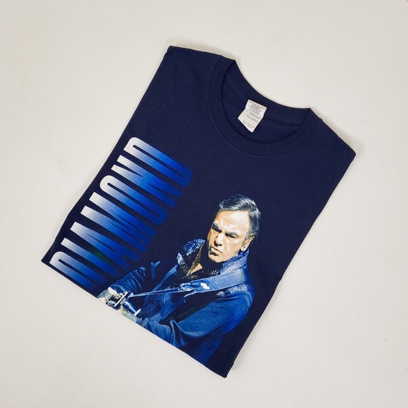 *Free with Purchase* 2015 Neil Diamond T-Shirt World Tour Concert Tee - Picture 2 of 7